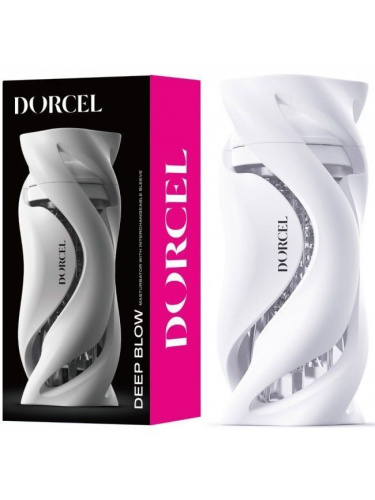 Dorcel Deep Blow - Мастурбатор, 20х8 см (белый)